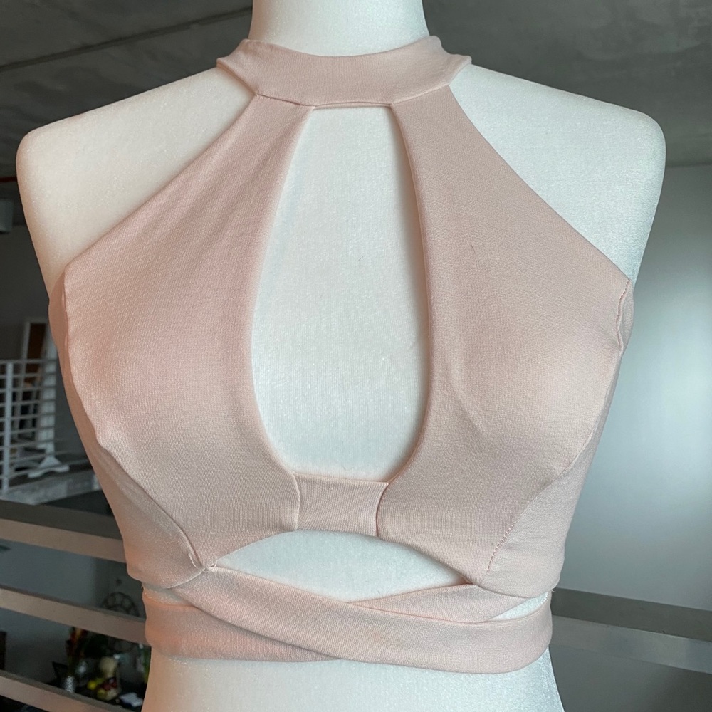 Blush Pink Strappy Top